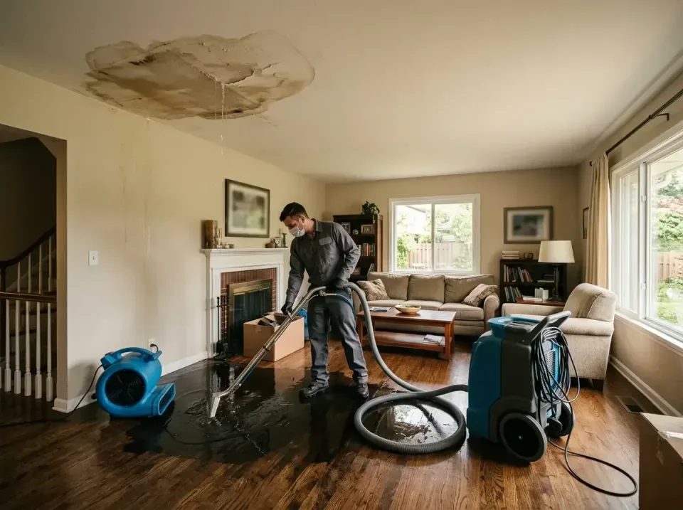 attic-pipe-burst-ceiling-drip-008 — frequently asked questions, Water Damage Restoration & Carpet Care in Spurgeon, TN